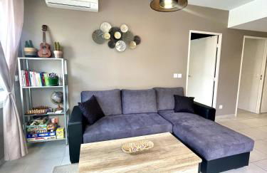 Très bel appartement dans résidence avec piscine à 5min des plages de Villeneuve Loubet. - Foto 4