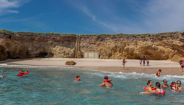 Swimming at the Marieta Islands