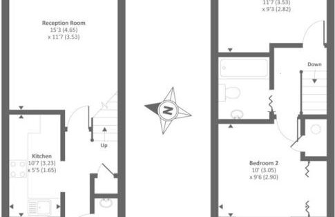 Woking 2 Bedroom House Parking Garden - Photo 12