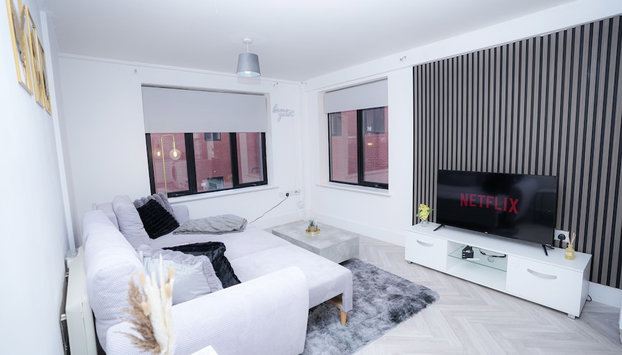 2 Bed Apartment - Bham City Centre, Next to Utility Arena - Free Parking! - Foto 2, Imagen principal