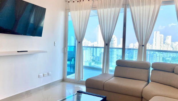 w Spectacular 2BR w Ocean View n AC in CTG - Foto 3, Habitación