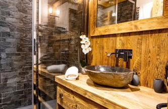 Arc 1950, ambiance chalet luxe 5/7pers dans résidence 5* skis aux pieds avec SPA - Photo 8