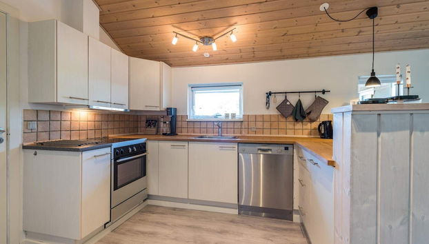 6 Person Holiday Home in Hemmet - Foto 5, Cocina privada