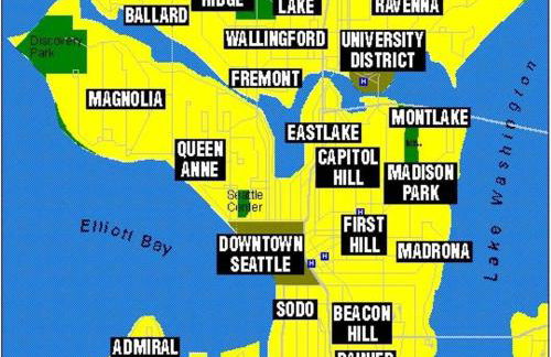 A-Seattle Urban Village- Guemes-Roof top view deck - Foto 16