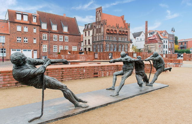 Charmante Ferienwohnung in Wismar mit Garten - Foto 39