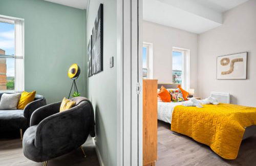 Spacious Stylish Apartment - City Centre - Secure Parking - 1SH - Foto 16