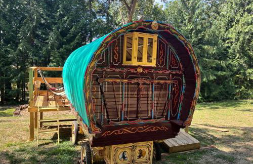 2 Guests - Pet Friendly - Traditional Gypsy Vardo - Foto 25