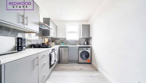 Well-Equipped Serviced Apartments in Aldershot Town Centre, Free WiFi By Redwood Stays - Foto 4, stove, pet friendly, minibar