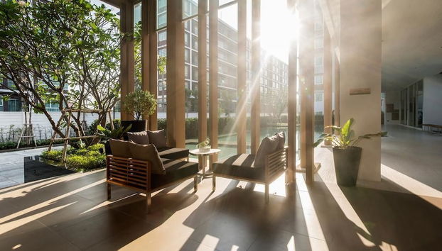 Zona de estar del vestíbulo