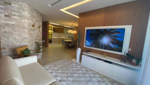 Apartamento maravilhoso com piscina e vista mar Mirante Home Club - Foto 5