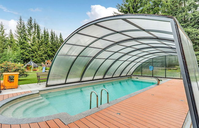 Ferienhaus mit Schwimmbad in Jagersgrun - Foto 14