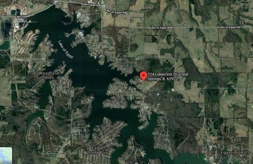 Serene Loft Cabin with Outdoor Grill and Fire Pit in Creal Springs, Illinois - Foto 24