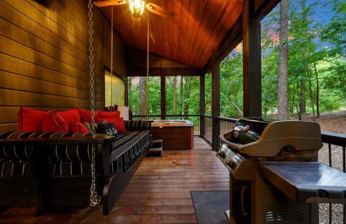 Romantic 1BR Cabin in Broken Bow HotTub, FirePit - Foto 35