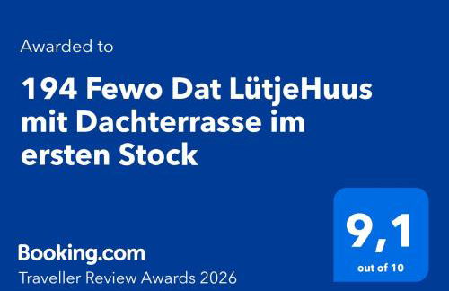 194 Fewo Dat LütjeHuus mit Dachterrasse im ersten Stock - Foto 14