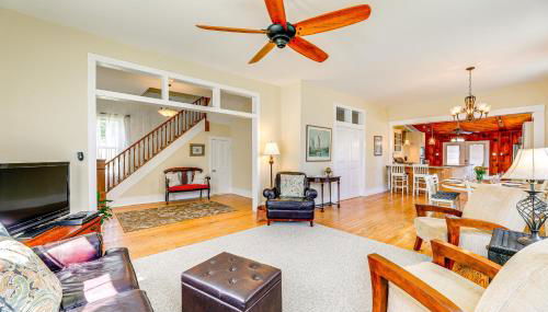 Home with Fire Pit Less Than 1 Mi to Willis Wharf Boat Ramp! - Foto 4