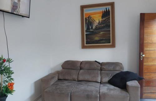 Apartamento na praia 2 qt com quintal e churrasqueira - Photo 1