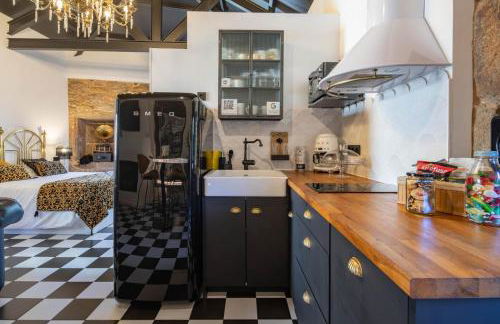 La Suite Años 20 Bañera, chimenea de leña y terraza - Foto 2