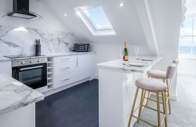 The Penthouse - Luxury 1 Bed - Panorama - Tenby - Foto 12