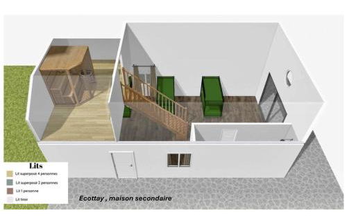 Crazy Villa Ecottay 61 - Heated pool & sauna - 2h from Paris - 30p - Foto 54