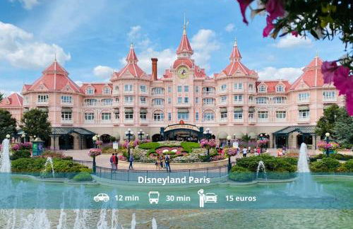 Le Mana, 7 pers 2 chambres 12min Disneyland Paris - Foto 33