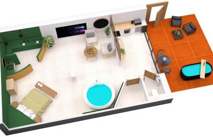 ÉROS - Loft entier avec Balnéo & Rétroprojecteur - Foto 11