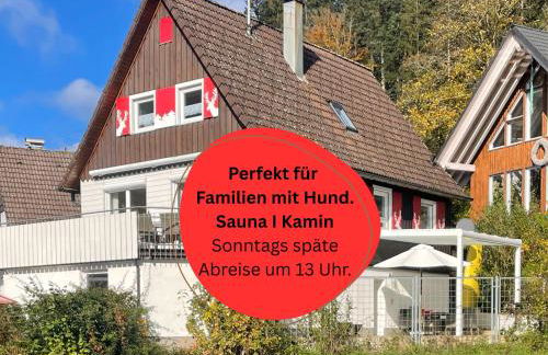 Ferienhaus Hirschle | Sauna | Hunde | Zaun - Foto 1