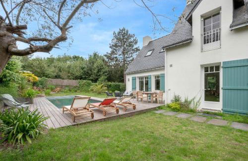 Maison pour 8 - Piscine chauffée - 100m de la plage - Foto 8