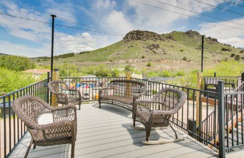 Central Lava Hot Springs Studio with Deck and Views! - Foto 23