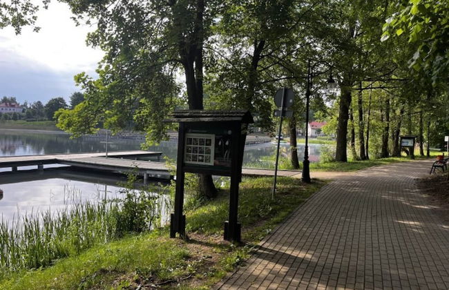 Cottage With Fireplace, Right on the Lake, Ryn - Foto 15