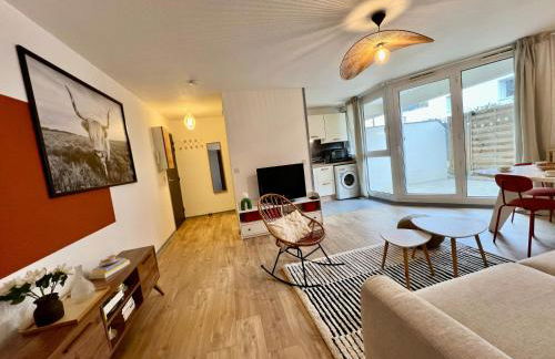 Ile Verte, calme, terrasse et parking privé - Foto 9