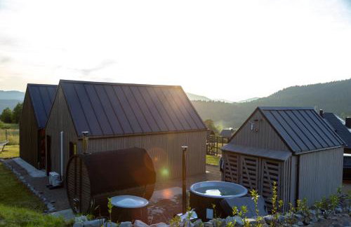 Stodoły Modyń - Domki w Beskidzie Wyspowym - staw kąpielowy, balia, sauna, grota solna - widok na góry - Photo 30