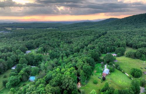 Romantic A-Frame Cabin w Firepit, Patio, Fireplace, Games in Blue Ridge Mountains - Photo 34