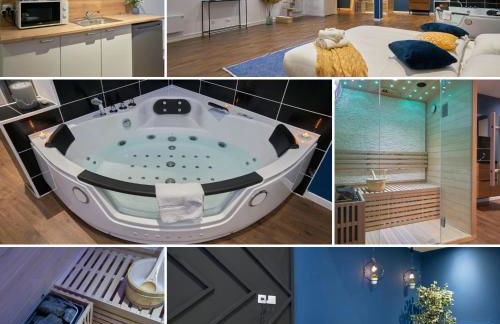 NG Prestige - Nain I Suite Spa Privatif Premium I Jacuzzi - Sauna - Netflix - Projecteur - Foto 46
