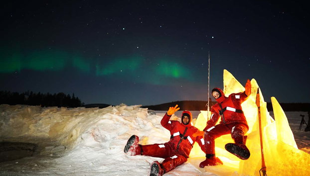 Northern Lights Ice Floating Experience - Photo 3, Immerse yourself in the snowy landscapes