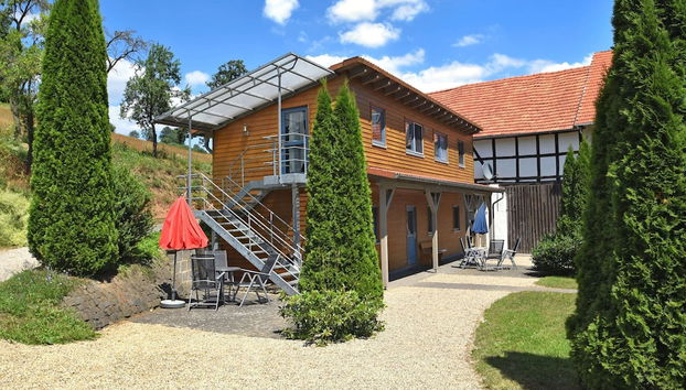 Holiday Farm Situated Next to the Kellerwald-edersee National Park With a Sunbathing Lawn - Foto 2, Recepción