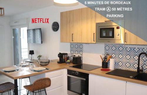 Les cèdres -Tram A 50 mètres, Bordeaux à 5 minutes, parking - Foto 1