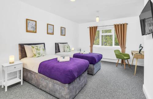 Elegant 3 Bedroom Detached House By Your Lettings Short Lets & Serviced Accommodation Peterborough With Free WiFi & Parking - Foto 33