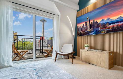 Designer Penthouse Space Needle View & Walk to Everything - Foto 1