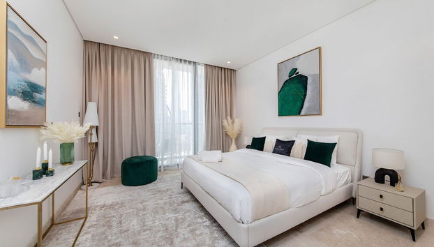 Luxe 3BR with Burj Khalifa view - Foto 5, Habitación