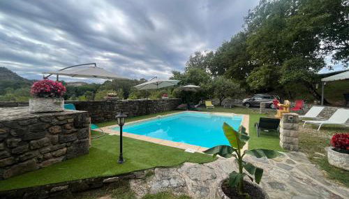 Maison de vacances avec piscine privée, Ardèche, Le Mas de Jallet, proche les Vans, Les Assions - Foto 4