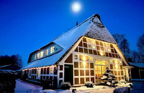 Ferienwohnung Hotel Appartement 2 Schlafzimmer Altes Landhaus Oste mit Terrasse, Grill, Küche, Bad, WLAN, nah am Nordsee Strand - Foto 41