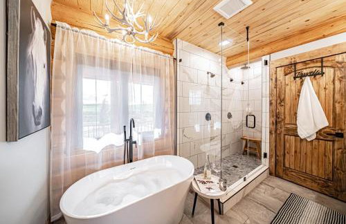 Luxe Teton View Log Cabin Hot Tub Large Groups - Foto 26