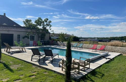 Gîte de Mont-Près-Chambord au cœur des Châteaux de la Loire "avec piscine privée" - Foto 54