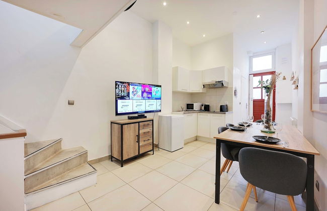 Charming Apartment -1br/4p - Gare District - Foto 12