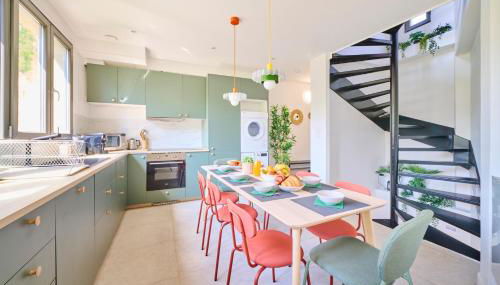 Luxueuse maison Canopée 10 personnes Ouest Paris - Foto 2, stove, dishwasher