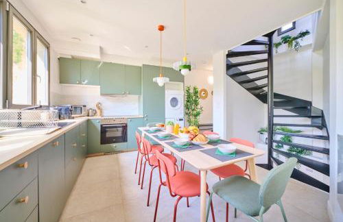 Luxueuse maison Canopée 10 personnes Ouest Paris - Foto 2