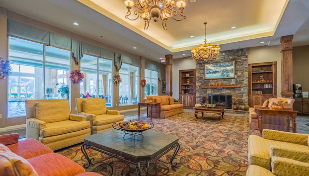 Zona de estar del vestíbulo