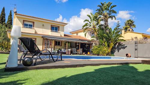 Villa Barcelona Experience Penedes Sitges Bliss with Private Pool - Foto 5, Garden, sunbed