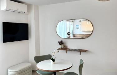 Studio lumineux VUE MER - NEUF entre Monaco-Menton - WIFI - Foto 13
