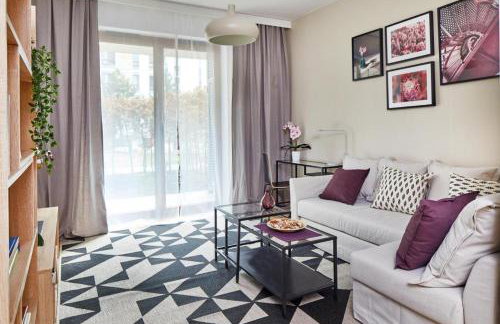 Modern Żoliborz Lux apartment near City Center with Parking and Garden - Foto 10